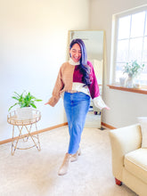 Load image into Gallery viewer, The Aimee Mock Neck Colorblock Sweater