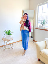 Load image into Gallery viewer, The Aimee Mock Neck Colorblock Sweater