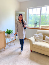 Load image into Gallery viewer, The Amara Collard Drop Shoulder Sweater Dress