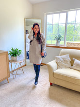 Load image into Gallery viewer, The Amara Collard Drop Shoulder Sweater Dress