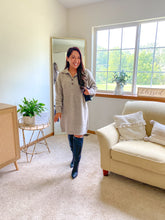 Load image into Gallery viewer, The Amara Collard Drop Shoulder Sweater Dress