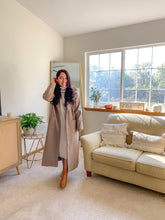 Load image into Gallery viewer, The Grace Longline Solid Button Closure Coat