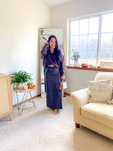 Load image into Gallery viewer, The Nancy Plus Solid V Neck Drop Shoulder Knit Sweater