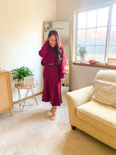 Load image into Gallery viewer, The Natalie Plus Mock Neck Ribbed Sweater