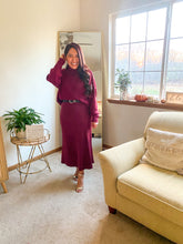 Load image into Gallery viewer, The Natalie Plus Mock Neck Ribbed Sweater