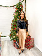 Load image into Gallery viewer, BIG BOW HEAVY KNIT CAMI TOP WITH SMOCKED BACK