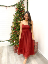 Load image into Gallery viewer, THE DAWN POLKA DOT TULLE STRAP MIDI DRESS