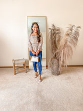 Load image into Gallery viewer, Floral Smocked Waistline Top