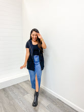 Load image into Gallery viewer, Drawstring waist military hoodie vest
