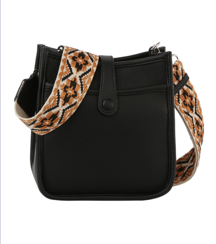 Aztec Guitar Strap Hobo Crossbody Bag