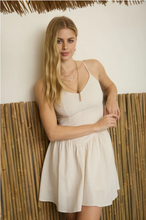 Load image into Gallery viewer, THE KAYLANI BASQUE WAIST SPAGHETTI STRAP MINI DRESS
