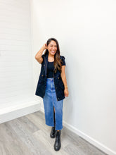 Load image into Gallery viewer, Drawstring waist military hoodie vest
