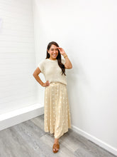 Load image into Gallery viewer, THE CARLA POLKA DOT BUTTON DOWN MIDI SKIRT
