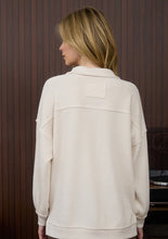 Load image into Gallery viewer, THE BRYNLEE HALF ZIP COLLARED LONG SLEEVE WAFFLE KNIT TOP
