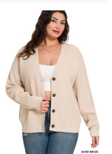 Load image into Gallery viewer, The Kelly Plus Sweater Cardigan
