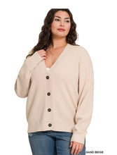 Load image into Gallery viewer, The Kelly Plus Sweater Cardigan
