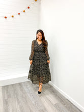 Load image into Gallery viewer, RUFFLE DETAIL TIERED CHIFFON MAXI DRESS
