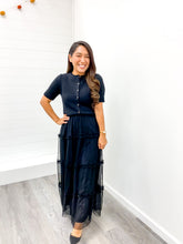 Load image into Gallery viewer, SHORT SLEEVE BUTTON DOWN KNIT CARDIGAN SWEATER
