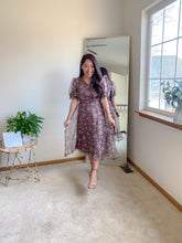 Load image into Gallery viewer, modest  organza midi dress
