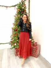 Load image into Gallery viewer, THE DAWN POLKA DOT TULLE STRAP MIDI DRESS
