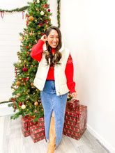 Load image into Gallery viewer, High neck puffer vest
