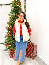 Load image into Gallery viewer, High neck puffer vest

